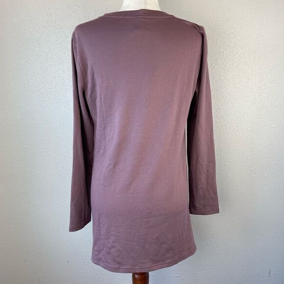 NWT Ideology Mauve Long Sleeve Top Size S - Picture 6 of 8
